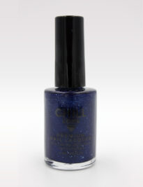 glitter blue nail polish