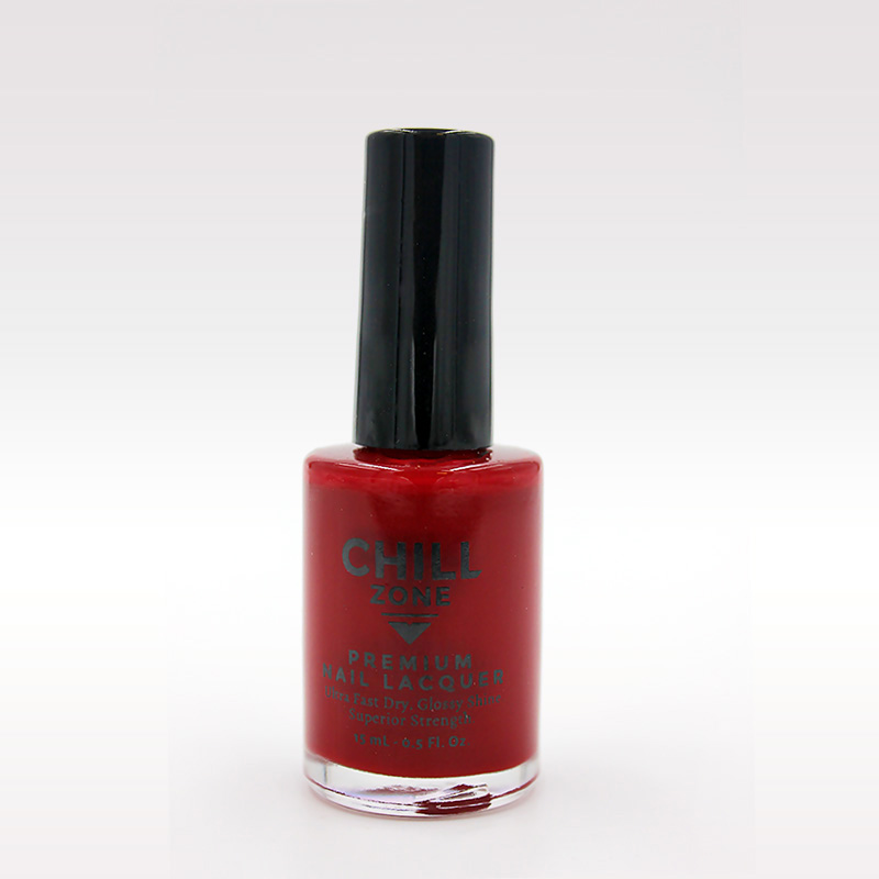 blood red nail lacquer