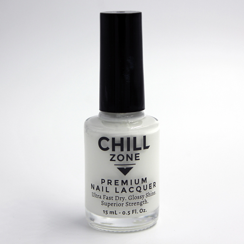 Coconut Cream Tart. White Nail Lacquer by Chill Zone