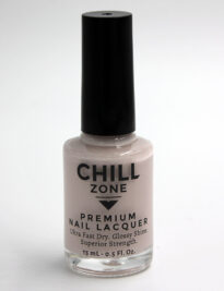 Sleek Ivory Gown. Beige Nail Polish by Chill Zone Nails