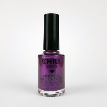 Shimmer Metallic Royal Purple Nail Polish by Chill Zone Nails